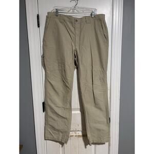 Columbia Mens Nylon Beige Casual Khaki Chino Hiking/ Trekking Pants 36
